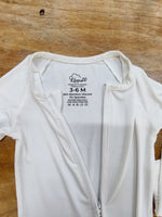 Lilopuff Zippered Romper in Cloud