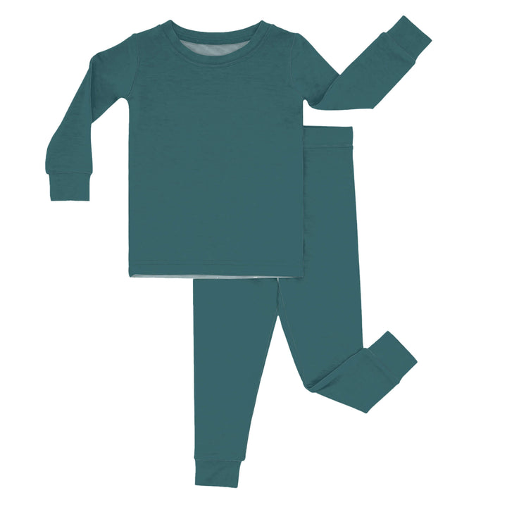 Two-Piece Pajama Set in Emerald