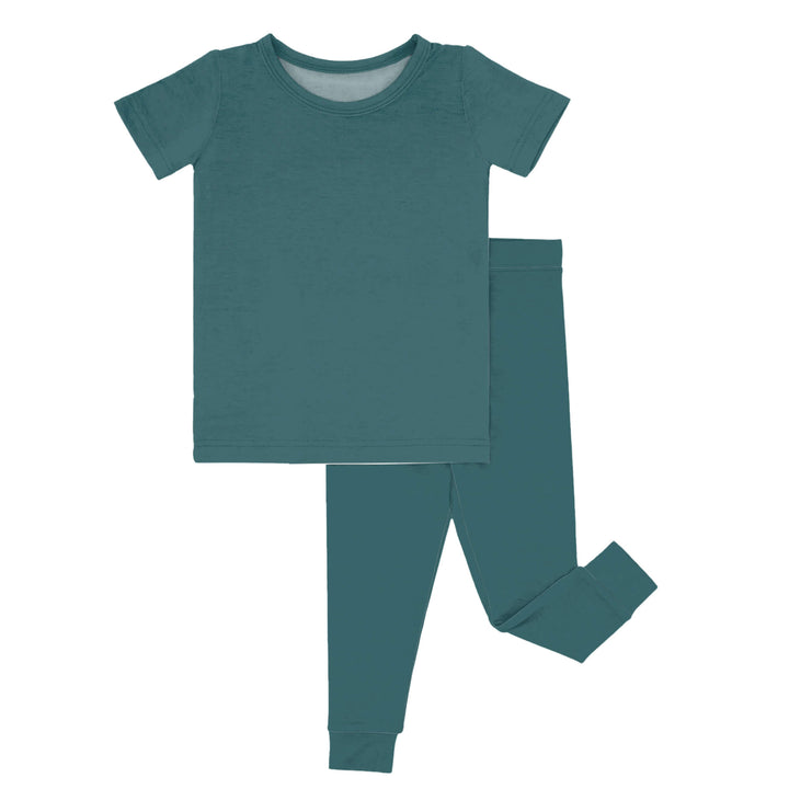 Two-Piece Pajama Set in Emerald
