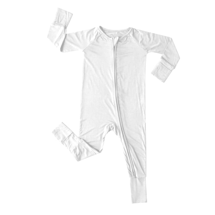 Lilopuff Zippered Romper in Cloud
