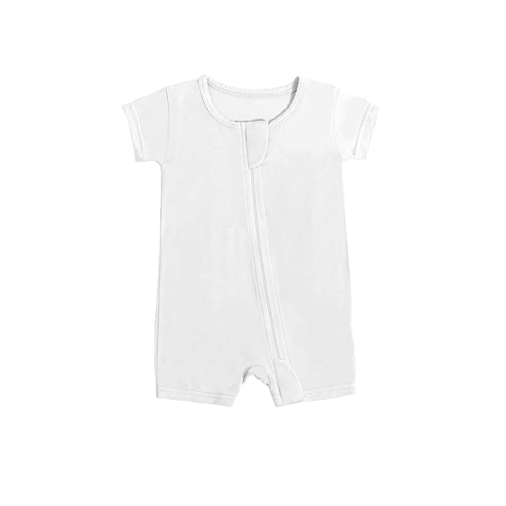 Lilopuff Zippered Romper in Cloud